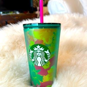 Starbucks 2022 Strawberry Flower Tumbler